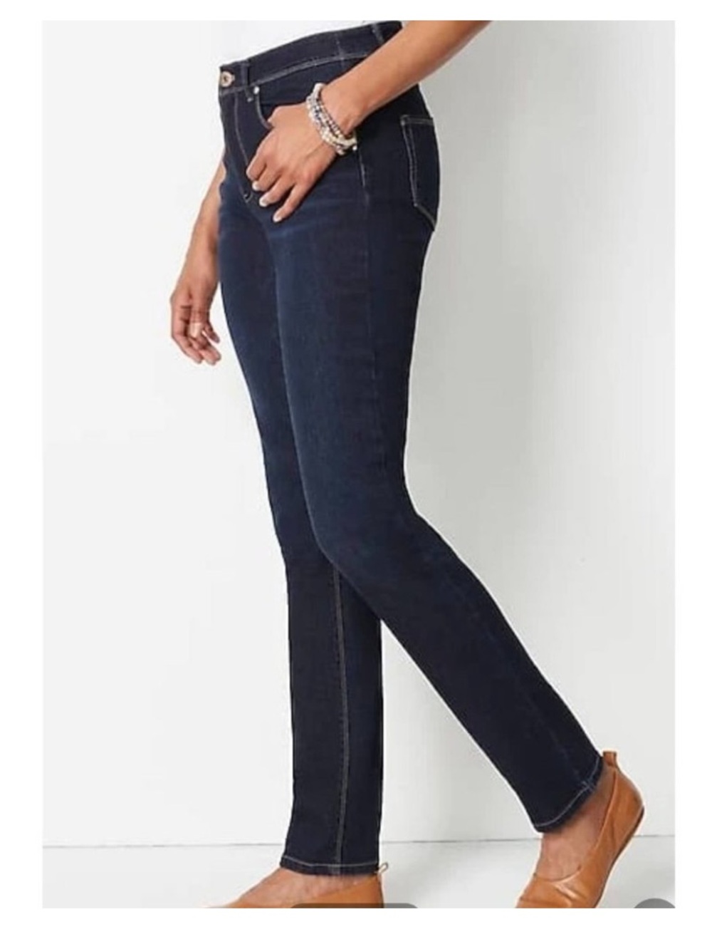 J Jill jeans straight leg high rise size 10